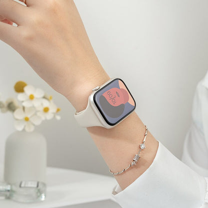 "Skinny" Apple Watch Armband aus Silikon