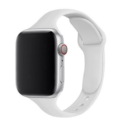 "Skinny" Apple Watch Armband aus Silikon