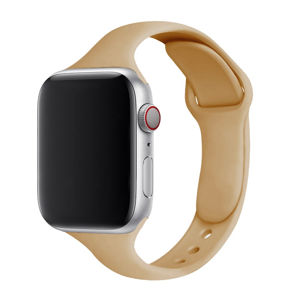 "Skinny" Apple Watch Armband aus Silikon