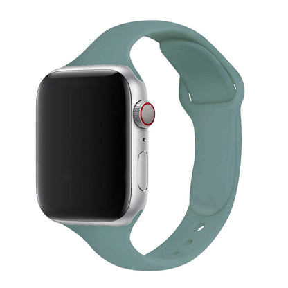 "Skinny" Apple Watch Armband aus Silikon